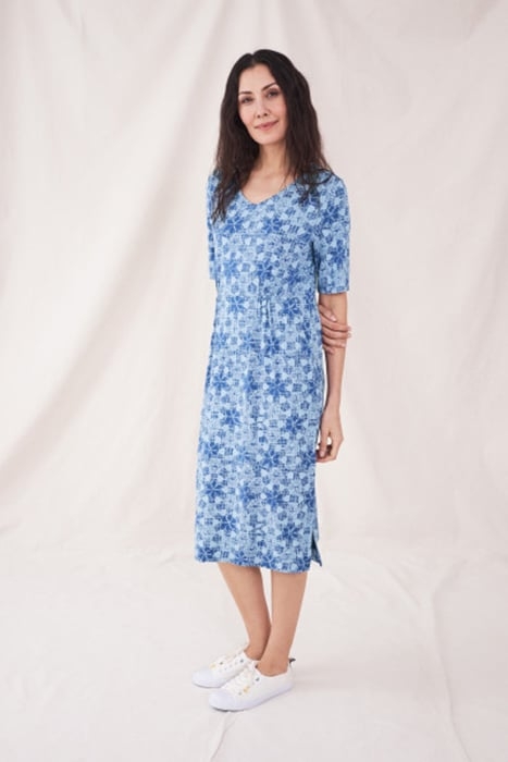 KARA ECO VERO JERSEY DRE BLUE PRINTED 1
