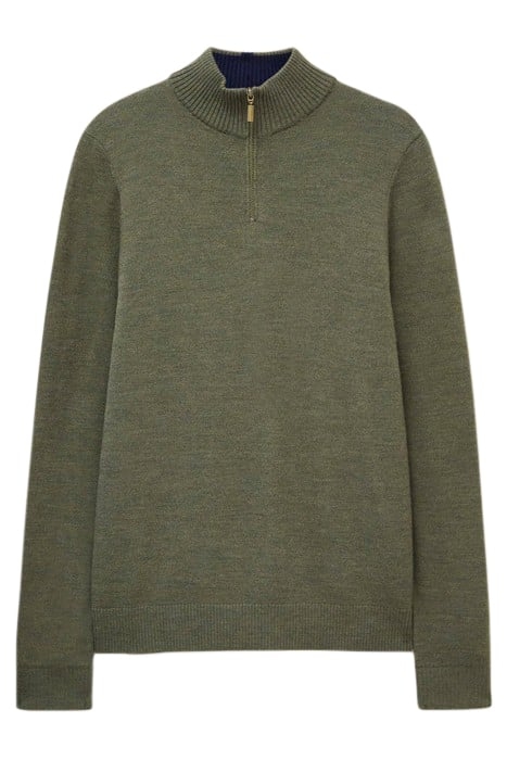 NEWPORT MERINO FUNNEL KHAKI GREEN 3