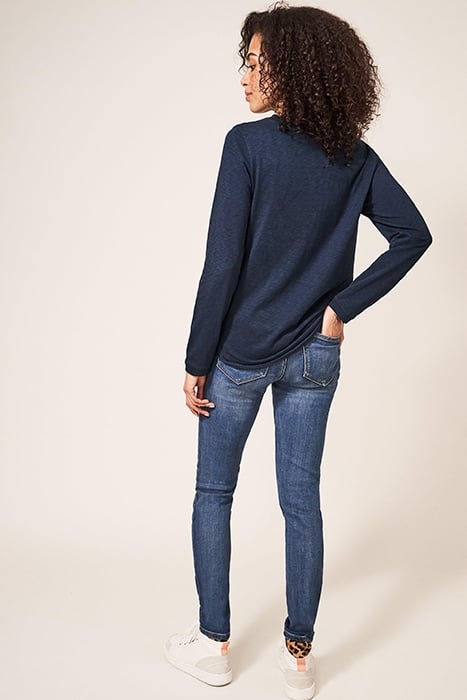 CAIE CREW TEE FRENCH NAVY 2