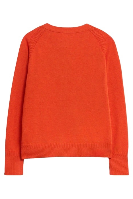 LULU CARDI BRIGHT RED 2