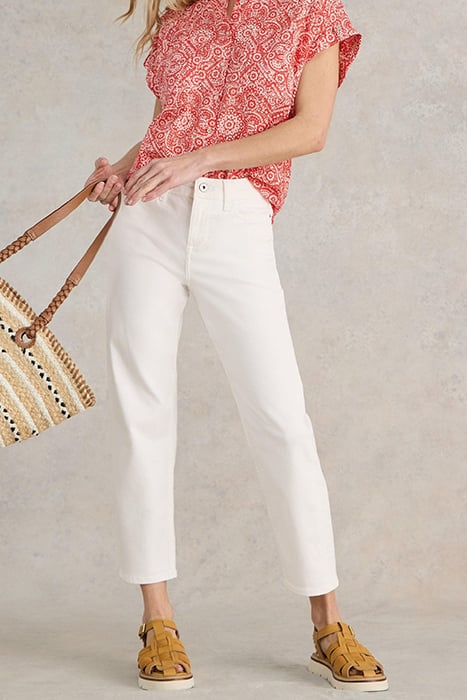 BLAKE STRAIGHT CROP JEAN NATURAL WHITE 1