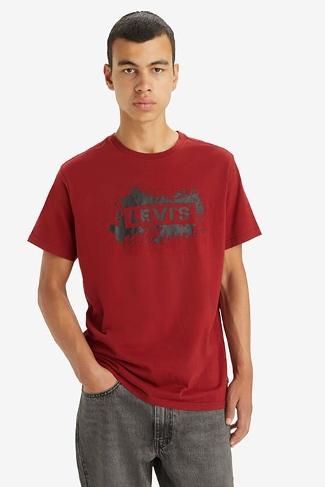 SS PRINTED T-SHIRT RED 4