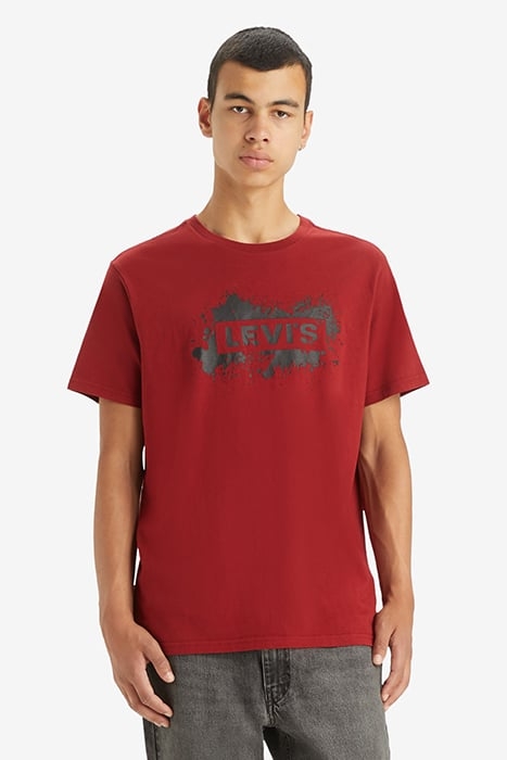 SS PRINTED T-SHIRT RED 1