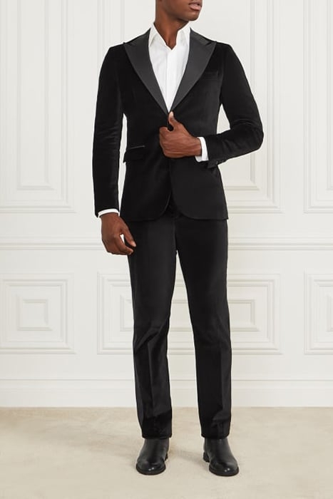 WARREN SMOKING PANT JET BLACK SUIT 3