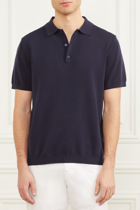 FORMAL PERFORMANCE SMART POLO SHIRT BLUE 1