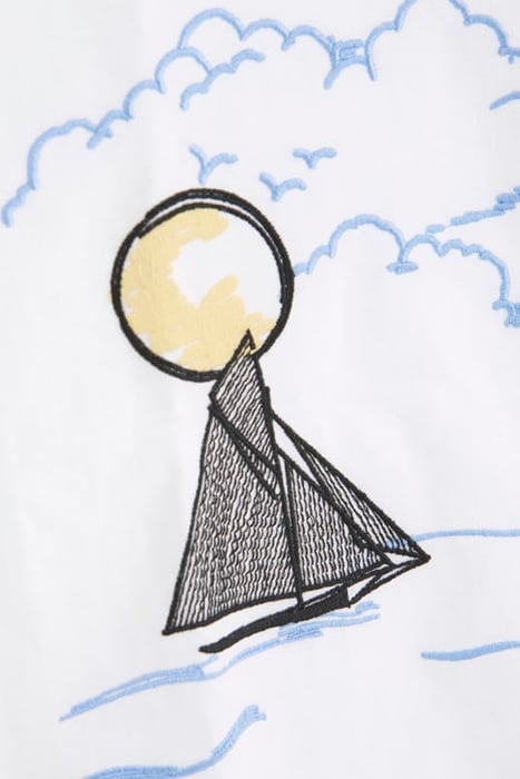 BILLY BOWLING SHIRT SALT CASUAL WHITE 8