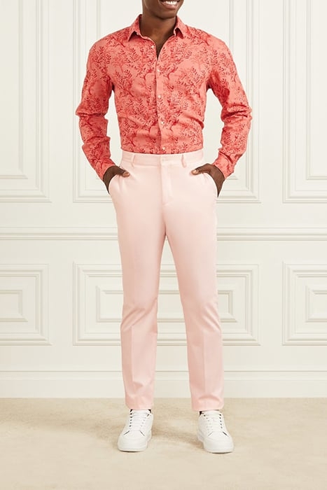 JOE COLLAR NOTCHE SPICED SALMON CASUAL SHIRT CORAL 3