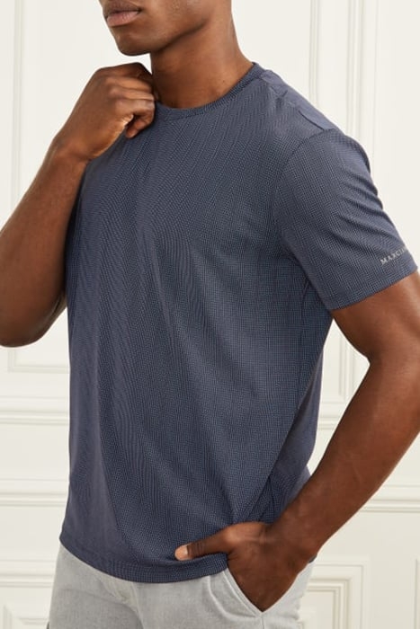 MARCIANO BY GUESS LOGO -SHIRT BLUE NAVY STICK BASIC PRINT 4