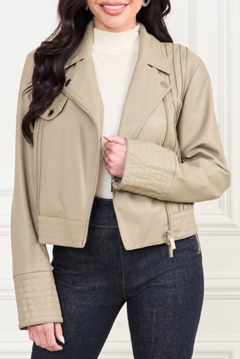 LOLA FAUX LEATHER JA FAWN TAUPE MULTI 5