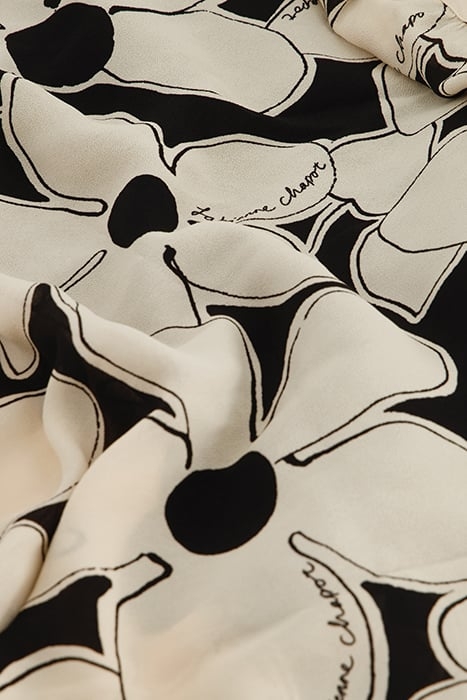 GISELLE DRESS CREME BRULEE/BLACK 6