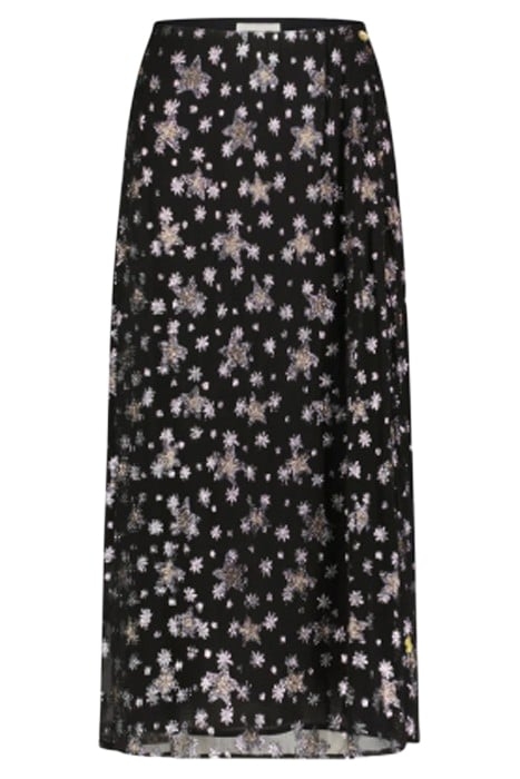 LYDIA SKIRT BLACK/SILVER 1