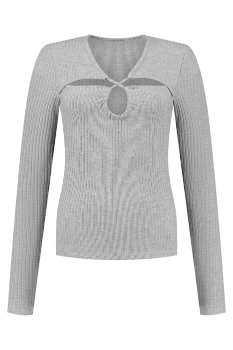 ALEXANDRIA TOP MID GREY MELANGE 1