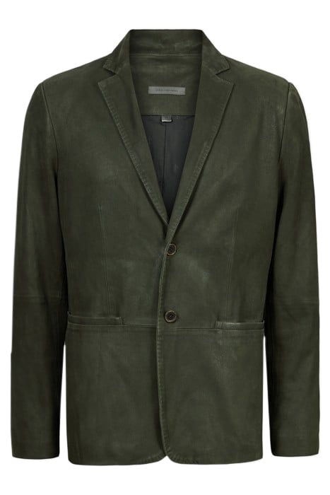 GARMENT WASHED SLIM FIT TURTLE GREEN 2