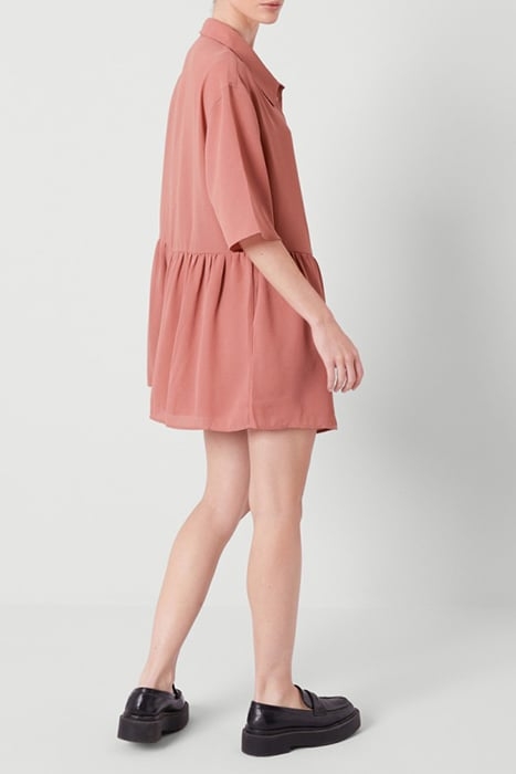 LOOSE MINI DRESS PAMPLEMOUSSE 5
