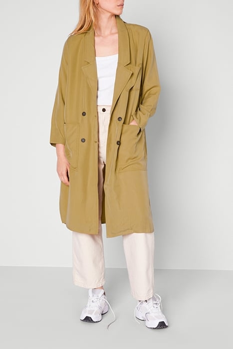 LONG STRAIGHT 7/8-LENGTH SLEEVES JACKET JUNGLE 1