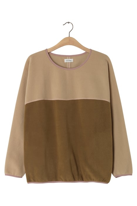 BOAT COLLAR LONG-SLEEVES SWEATSHIRT KAKI / BEIGE 4