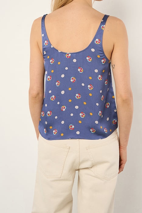 THIN STRAPE U COLLAR SHORT TANK TOP NICOLE 2