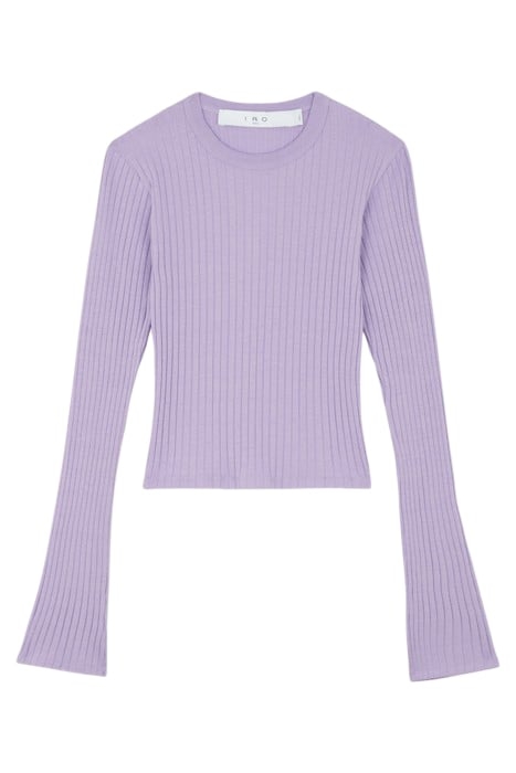 ERSILIA KNITTED SWEATER IN VINTAGE PURPLE 4