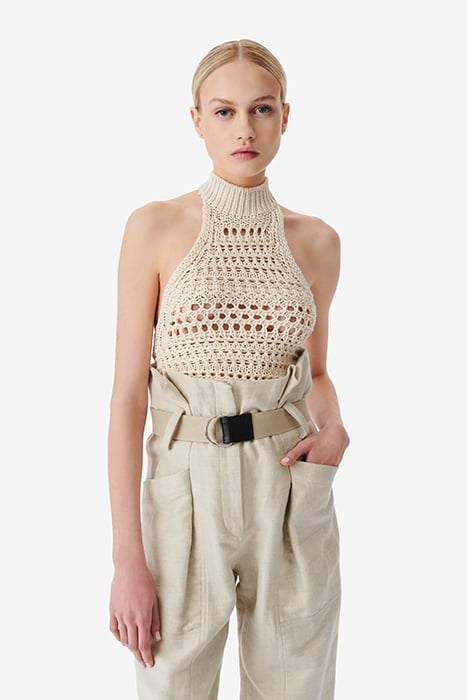 EWEA KNITTED SWEATER IN SAND 1