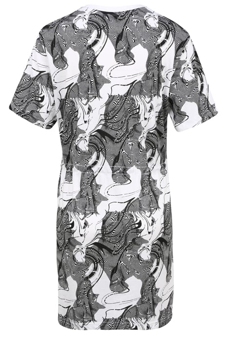 DIAH AOP TEE DRESS NORMAL FIT BRIGHT WHITE ALLOVER 2