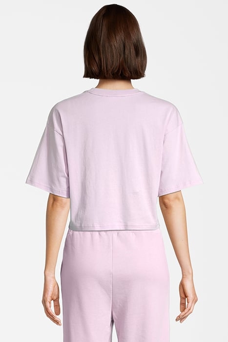 BEUNA CROPPED GRAPHIC TEE FAIR ORCHID 2