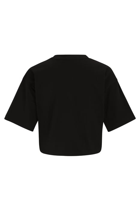 BEUNA CROPPED GRAPHIC TEE BLACK 5