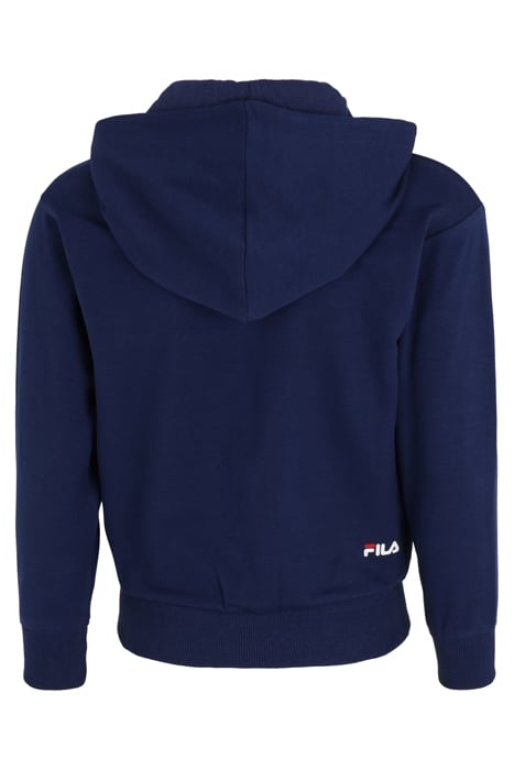 BALGE CLASSIC LOGO ZIP HOODY MEDIEVAL BLUE 2
