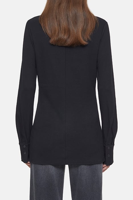 WAISTED BLOUSE SHIRTS & BLOUSES BLACK 2