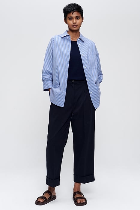 COTTON STRIPE SHIRT BLUETTE 2