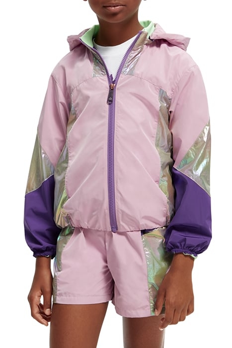 GIRLS METALLIC COLOURBLOCK JACKET METALLIC COLORBLOCK 1