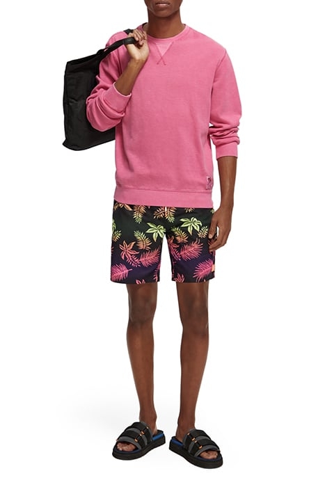 LONG LENGTH - PRINTED SWIMSHORT GRADIENT LEAF AOP 3