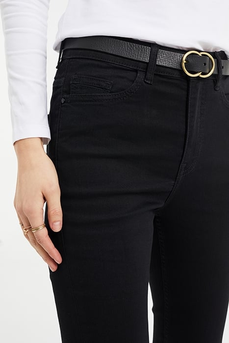 5-POCKET MID WAIST BLACK 5
