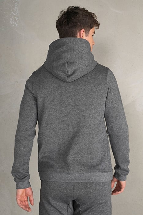 Q-SERIES STRAIGHT ZIP THRU HOODIE DK GREY HEATHER 2