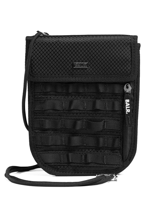 UNISEX FERENTINO RIPSTOP SHOULDER BAG JET BLACK 1