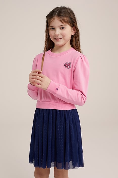 DRESS MID LENGTH PINK 1