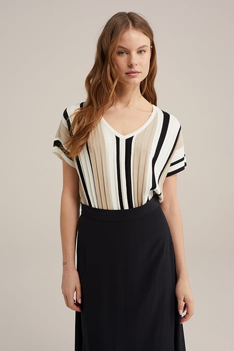 KNITTED PULLOVER BEIGE 1