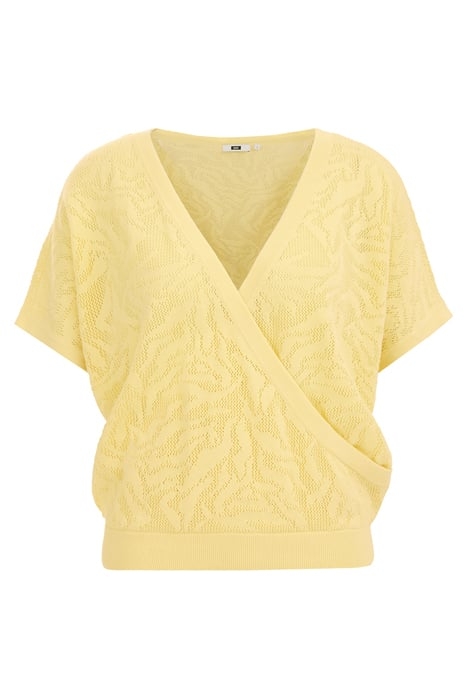 KNITTED PULLOVER LIGHT YELLOW 4