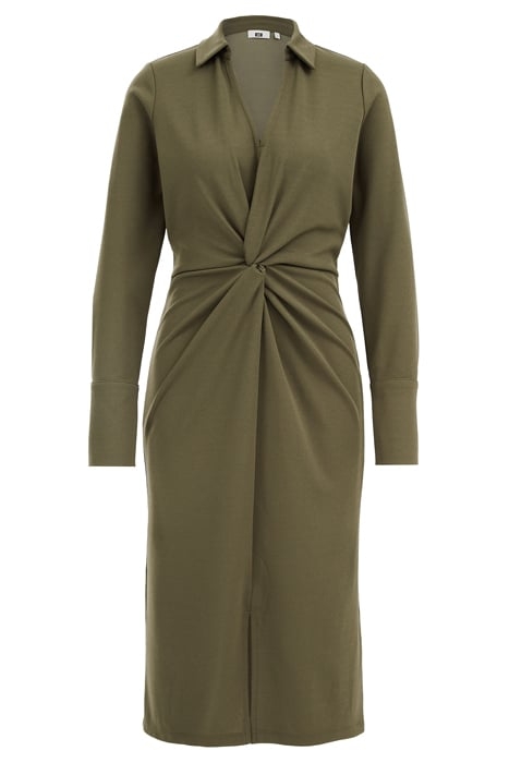 DRESS MIDI ARMY GREEN 4