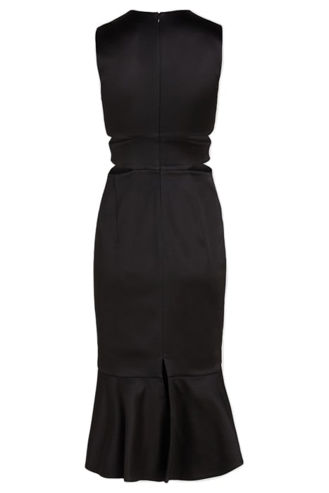 CUT OUT DRESS BLACK 4