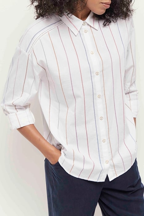 CLARY - FANCY ECRU STRIPES SHIRT 5