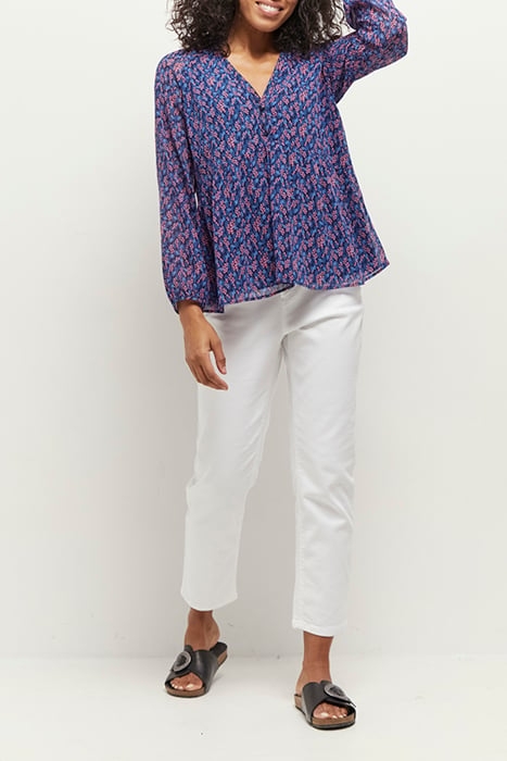 LE ELSA - WHITE 7/8TH WATERLESS MUMMY JEANS 3