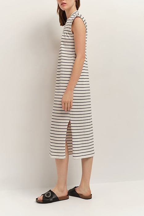 ROMY - OFF WHITE NAVY STRIPED SAILOR DRESS 2
