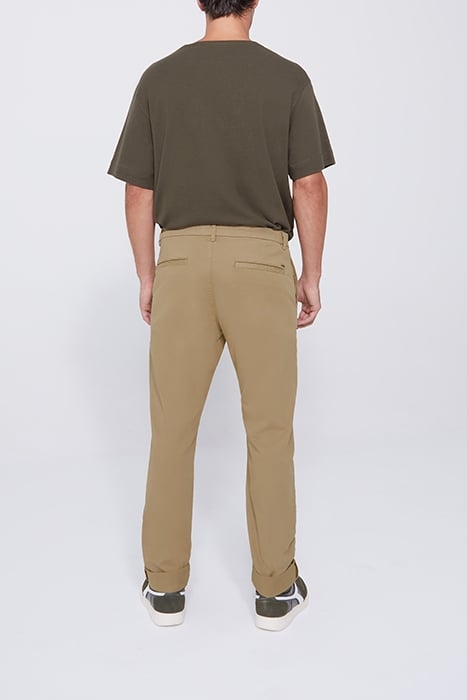 PANTALON CHINO SLIM BEIGE HOMME 3