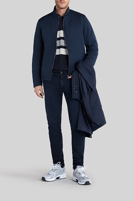 NAVY NYLON PARACHUTE-STYLE 2-IN-1 PARKA 5