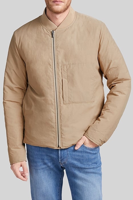 KHAKI/BEIGE REVERSIBLE LIGHT PADDED JACKET 1