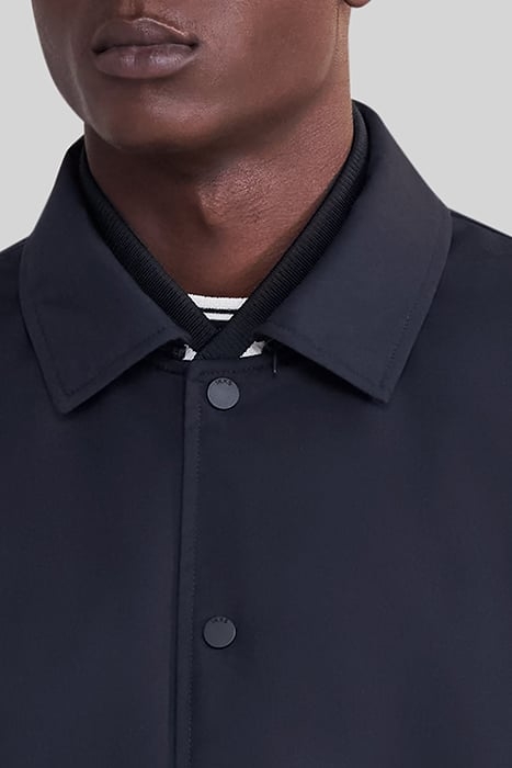 NAVY DOUBLE-COLLAR WATERPROOF BREATHABLE JACKET 5