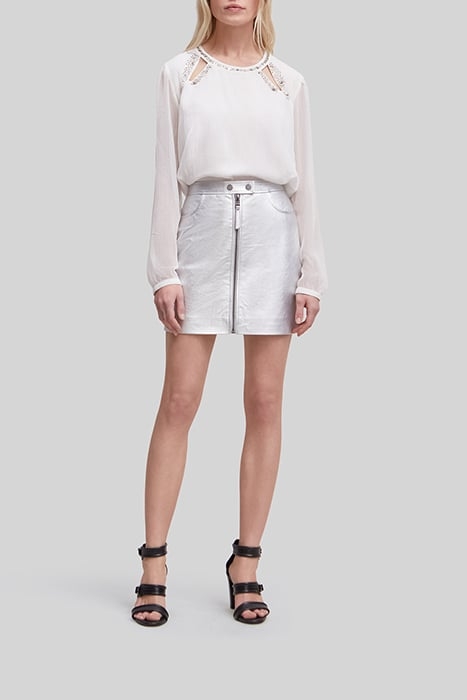 OFF-WHITE BLOUSE WITH BEAD EMBROIDERY 3