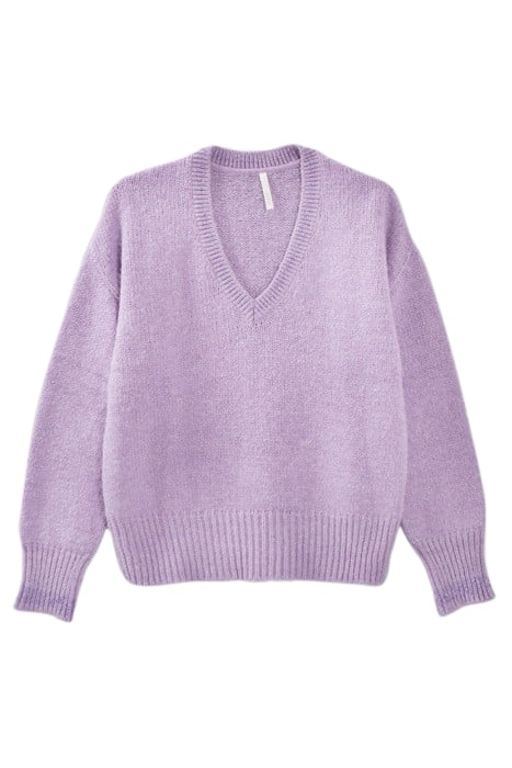 MAUVE LUREX KNIT SWEATER 3