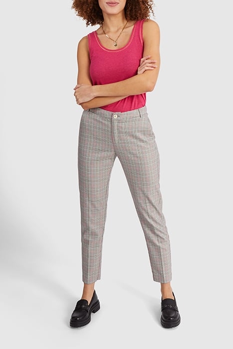 MAGENTA COTTON & LINEN KNIT VEST TOP 3