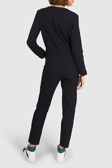NAVY KNIT JUMPSUIT 2
